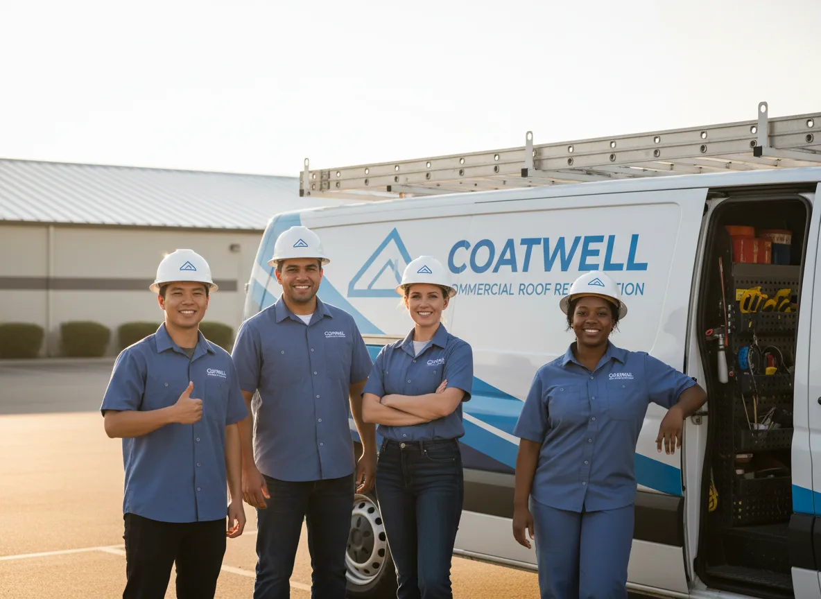 Commercial roof coating company in Trail, OR